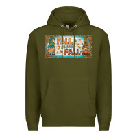 Army Green fall sweet fall license plate Premium Hoodie - BundleAndBundleShop
