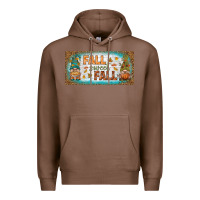 Chestnut fall sweet fall license plate Premium Hoodie - BundleAndBundleShop