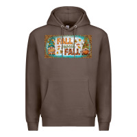 Coffee fall sweet fall license plate Premium Hoodie - BundleAndBundleShop