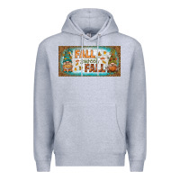 Heather Grey fall sweet fall license plate Premium Hoodie - BundleAndBundleShop