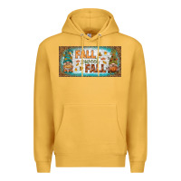 Mustard fall sweet fall license plate Premium Hoodie - BundleAndBundleShop