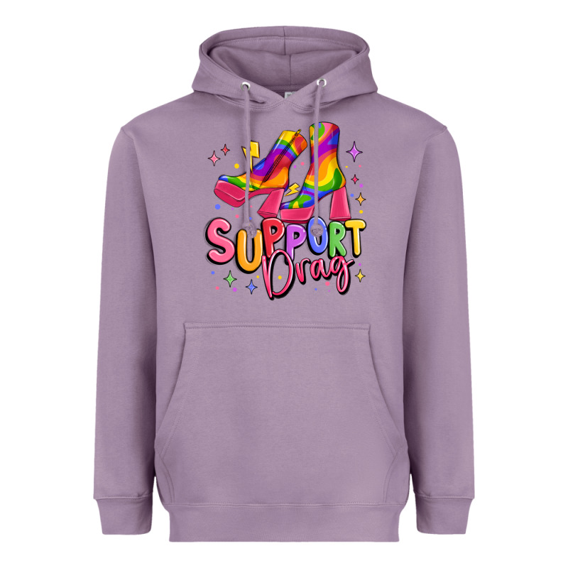 Support Drag Pride Heavyweight Hoodie by MaliasSmallBusiness | Teevron
