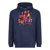 Navy support drag pride Heavyweight Hoodie - MaliasSmallBusiness