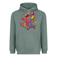 Sage support drag pride Heavyweight Hoodie - MaliasSmallBusiness