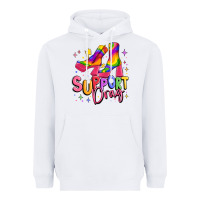 White support drag pride Heavyweight Hoodie - MaliasSmallBusiness