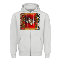 Dove Grey texas christmas tumbler Zipper Hoodie - AdoDesignShop