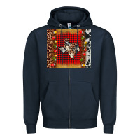Navy texas christmas tumbler Zipper Hoodie - AdoDesignShop