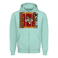Seafoam texas christmas tumbler Zipper Hoodie - AdoDesignShop