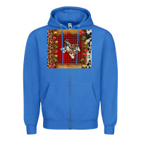True Royal texas christmas tumbler Zipper Hoodie - AdoDesignShop