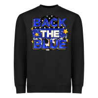 Black back the blue Heavyweight Sweatshirt - Zillion Design Studio