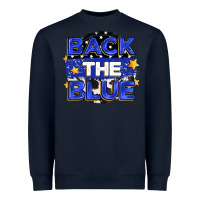 Navy back the blue Heavyweight Sweatshirt - Zillion Design Studio