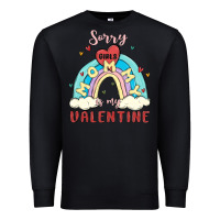 Black sorry girls mommy is valentine Premium Sweatshirt - MaliasSmallBusiness