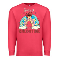 Cardinal sorry girls mommy is valentine Premium Sweatshirt - MaliasSmallBusiness