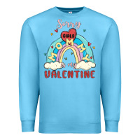 Ocean Blue sorry girls mommy is valentine Premium Sweatshirt - MaliasSmallBusiness