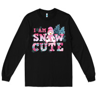 Black i am snow cute Long Sleeve Tee - AdoDesignShop