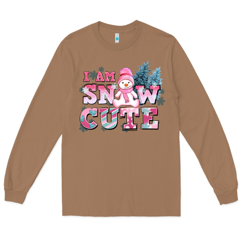I Am Snow Cute Long Sleeve Tee by AdoDesignShop | Teevron
