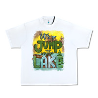 White let's go jump in the lake Urban Heavy Tee - HRA Design Shop