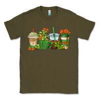 Army Green cactus coffee cups Classic Tee - AdoDesignShop