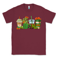 Burgundy cactus coffee cups Classic Tee - AdoDesignShop