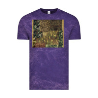Cloud Purple camouflage leopard patches Vintage Tee - BarkalooDesign