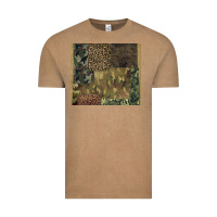 Vintage Coffee camouflage leopard patches Vintage Tee - BarkalooDesign