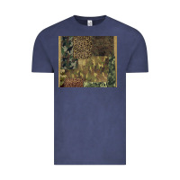 Vintage Denim camouflage leopard patches Vintage Tee - BarkalooDesign
