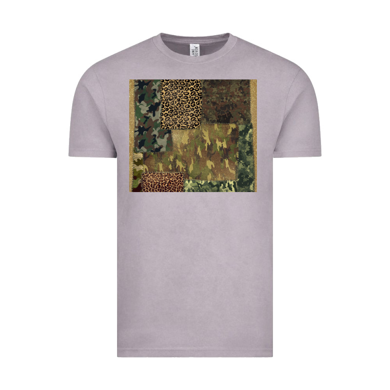 Camouflage Leopard Patches Vintage Tee by BarkalooDesign | Teevron
