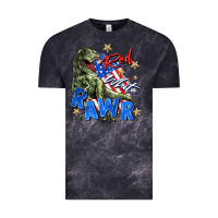 Cloud Black red white rawr Vintage Tee - Zillion Design Studio