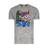 Cloud Rock red white rawr Vintage Tee - Zillion Design Studio