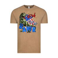 Vintage Coffee red white rawr Vintage Tee - Zillion Design Studio