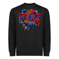 Black police wife with lightning bolt Heavyweight Sweatshirt - Zillion Design Studio