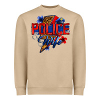 Mushroom police wife with lightning bolt Heavyweight Sweatshirt - Zillion Design Studio