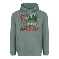 Sage life is meant for good friends and great adventure Heavyweight Hoodie - MaliasSmallBusiness