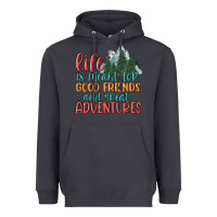 Smoke life is meant for good friends and great adventure Heavyweight Hoodie - MaliasSmallBusiness