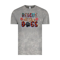 Cloud Rock rescue all the dogs Vintage Tee - Zillion Design Studio