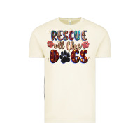 Rescue All The Dogs Vintage Tee | Teevron