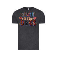 Vintage Black rescue all the dogs Vintage Tee - Zillion Design Studio