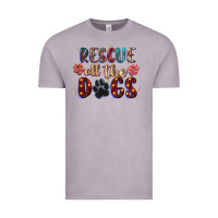 Vintage Zinc rescue all the dogs Vintage Tee - Zillion Design Studio