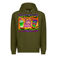 Army Green this witch needs coffee before any hocus pocus tumbler Premium Hoodie - BundleAndBundleShop