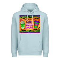 Blue Mist this witch needs coffee before any hocus pocus tumbler Premium Hoodie - BundleAndBundleShop