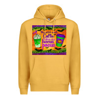 Mustard this witch needs coffee before any hocus pocus tumbler Premium Hoodie - BundleAndBundleShop