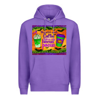Purple this witch needs coffee before any hocus pocus tumbler Premium Hoodie - BundleAndBundleShop