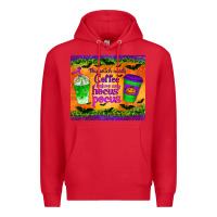 Red this witch needs coffee before any hocus pocus tumbler Premium Hoodie - BundleAndBundleShop