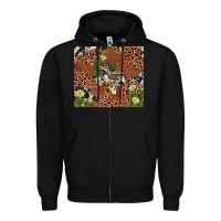 Black texas cactus Zipper Hoodie - AdoDesignShop