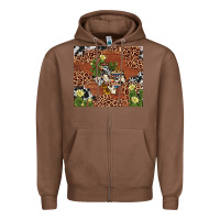 Chestnut texas cactus Zipper Hoodie - AdoDesignShop