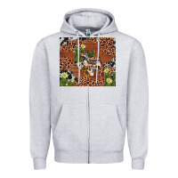 Heather Grey texas cactus Zipper Hoodie - AdoDesignShop