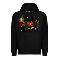 Black santa's favorite teacher Premium Hoodie - AdoDesignShop