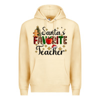 Pina Colada santa's favorite teacher Premium Hoodie - AdoDesignShop