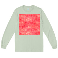 Matcha valentines day xoxo seamless pattern Long Sleeve Tee - BundleAndBundleShop