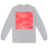 Moon Dust valentines day xoxo seamless pattern Long Sleeve Tee - BundleAndBundleShop